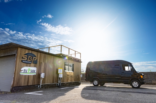 RVパーク SBP サンセット ビーチ パーキング写真