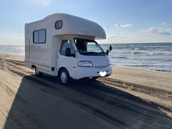 車で走れる砂浜「千里浜…の写真