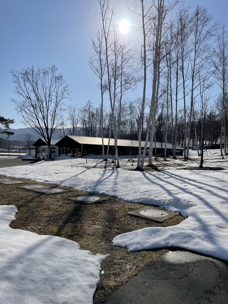 層雲峡でスキー　旭川観…の写真